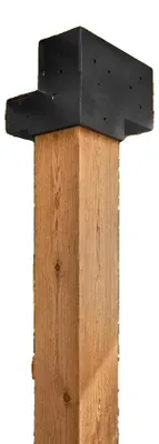 Imagen del producto de Conectores para postes de esquina, abrazaderas de tres vías, bases para postes, color plateado