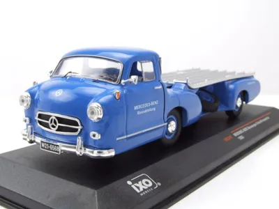 Immagine prodotto di Ixo Models RAC342 Mercedes Racing Transporter Blue Wonder 1955 blu 1:43