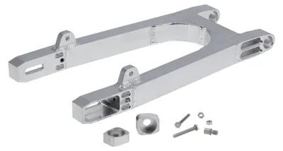Zdjęcie produktu dla SCHMITT CNC Skrzydlo wahadlowe, naturalne aluminium - dla Simson S50, S51, S51e, S70, S70e, S53, S83