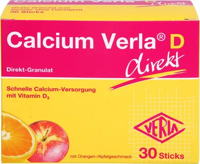 Produktbild von Calcium Verla D direkt Granulat, 30 St. Beutel