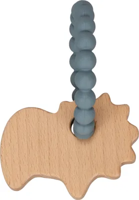 Produktbild von DAY Tierfiguren  Beißring – Silikon – Löwe– Faded Blue | Beißspielzeug