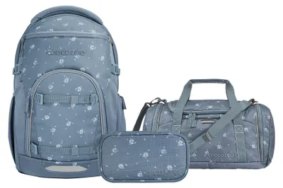 Produktbild von Coocazoo, Schulrucksack-Set BYTE Bloomy Daisy 3-teilig, ab 5. Klasse