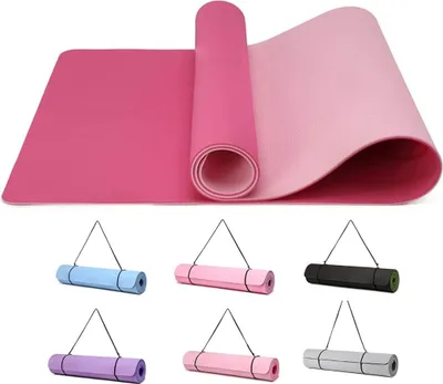 Produktbild von Famanu Gymnastikmat - Antirutsch Fitnessmat - Rosa/Pflaume