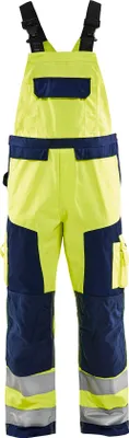 Produktbild von High Vis Latzhose "2660 " - Blakläder High Vis Gelb/Marineblau C66