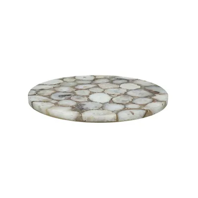 Zdjęcie produktu dla Pomax Agata, blat stołu, biały, średnica 45 cm, wysokość 2 cm