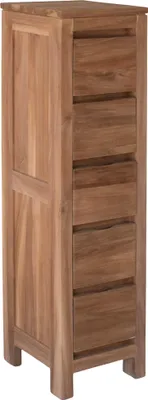 Immagine prodotto di Teako Design Credenza Ysane in teak massiccio 115x30 cm con cassetto