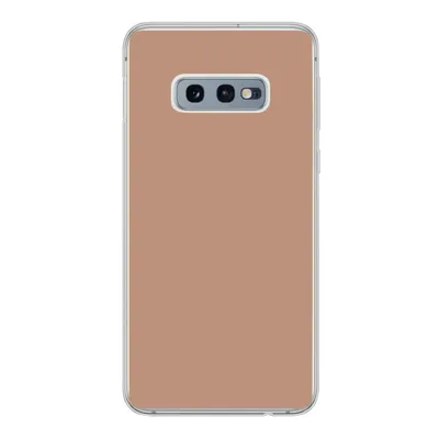 Produktbild von MuchoWow® Handyhülle Schutzhülle Hülle für Samsung Galaxy S10e Beige - Farbe - Rosa Silikon Softcase Handy Hülle - Handy