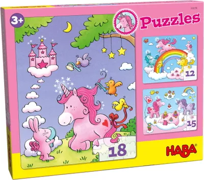 Produktbild von HABA Puzzles Einhorn Glitzerglück