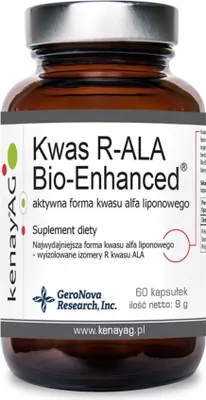 Immagine prodotto di Integratori alimentari Kenay Kwas R AlaEnhanced (60 capsule) 3024