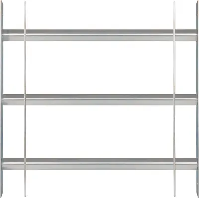 Obrázok produktu pre Okenná mriežka Alberts Secorino Basic | Rozšíriteľná pre vonkajšie okná | Ochranná mriežka proti vlámaniu | Pozinkovaná modrá | 450 x 500-650 mm