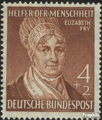 Produktbild von Briefmarken BRD (BR.Deutschland) 1952 Mi 156 postfrisch Helfer der Menschheit (III)