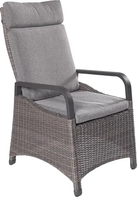 Produktbild von LC Garden »Komido« Gartenstuhl Polyrattan/Aluminium Positionsstuhl verstellbar