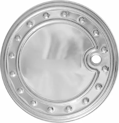 Produktbild von Tankdeckel Blenden Schutz für Ford Fiesta mk5 2002-2008 Edelstahl Chrom Silber