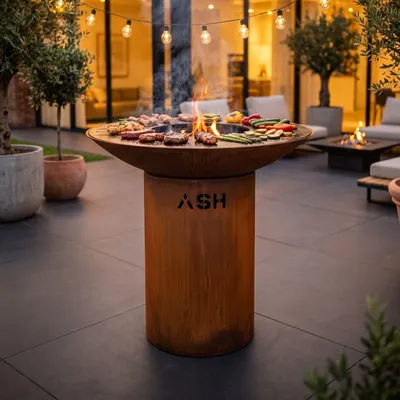 Produktbild von ASH Element Plancha-Grill aus Cortenstahl