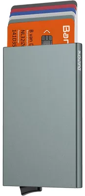 Image de Porte-cartes RFID - Aluminium - Doré - Coulissant pour 6 à 8 cartes