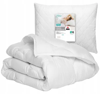 Obrázek produktu pro Łóżkoholicy Přikrývka 160x200 a Polštář 50x60 Antialergická Celoroční