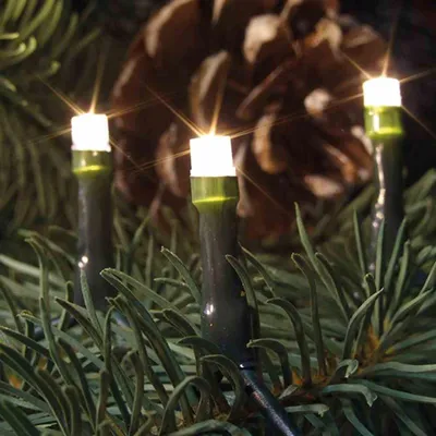 Produktbild von LED-Minikette 100er außen warmweiß IP44 Adapter