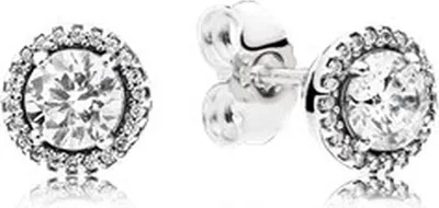 Produktbild von Pandora 296272CZ Ohrringe Ohrstecker Klassische Eleganz SIlber