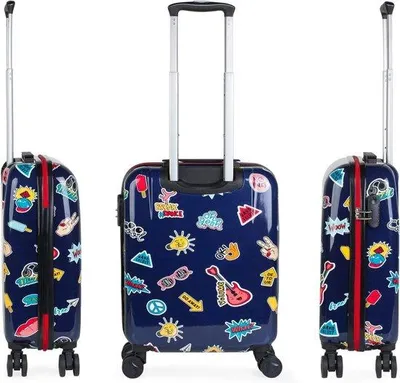 Produktbild von Famanu Trolley Koffer Set, Handgepäck - Kinderkoffer mit Rollen