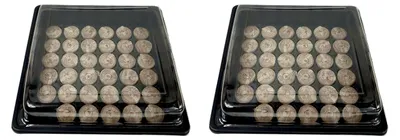 Produktbild von 2 x Anzuchtset Gewächshaus mit 35 Quelltabs