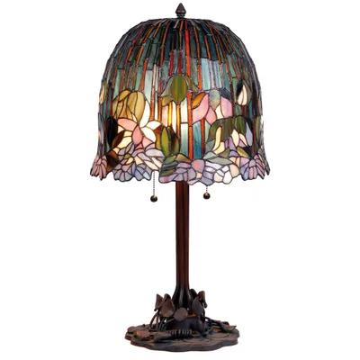 Obrázek produktu pro Stolní lampa Tiffany Ø 37x68 cm fialové barvy