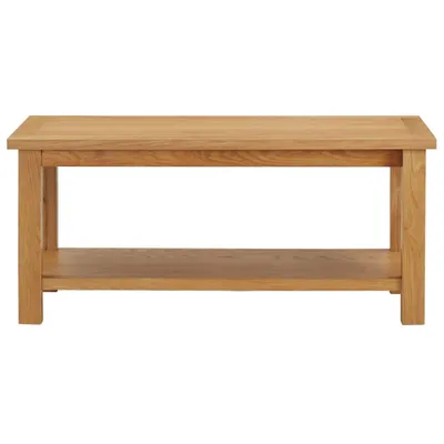 Immagine prodotto di Tavolino da Salotto 90x45x40 cm in Legno Massello di Rovere