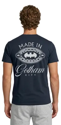 Produktbild von Spreadshirt Batman  Gotham City Logo Männer T-Shirt, L, Navy