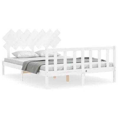 Zdjęcie produktu dla VidaXL 3193467, Biały, 145,5 cm, 2,06 m, 80,5 cm, 1400 x 2000 mm, 21 cm