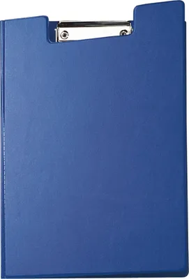 Produktbild von Schreibmappe A4 mit Folienüberzug blau Packung mit 12 Stück