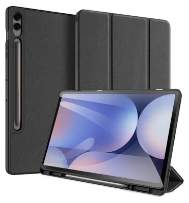 Obrázok produktu pre Dux Ducis Domo puzdro z ekokože so stojanom pre Samsung Tab S10+ / S9+ / S9 FE+ - čierne