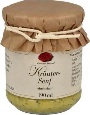Produktbild von Senf "Kräuter", 190 ml
