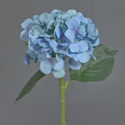 Produktbild von artplants.de Künstliche Blume Hortensie FUXIANG, blau, 50 cm - Künstlicher Blumenzweig