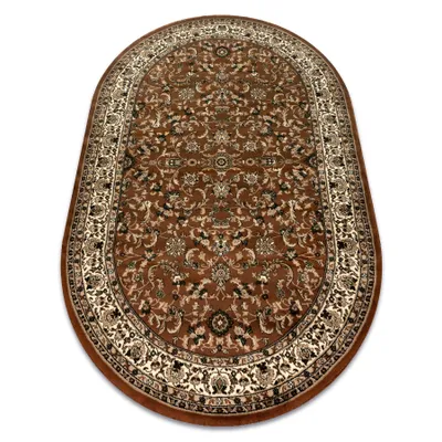 Zdjęcie produktu dla Dywan ROYAL ADR owal wzór 1745  brązowy 200x290 cm