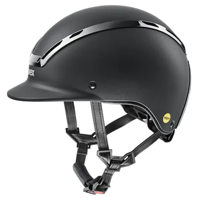 Produktbild von Uvex Reithelm exxeed Mips black matt M-L