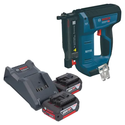 Produktbild von Bosch GNH 18V-35 Akku Holznagler 18 V 0,6 x 15 - 35 mm Brushless + 2x Akku 4,0 Ah + Ladegerät