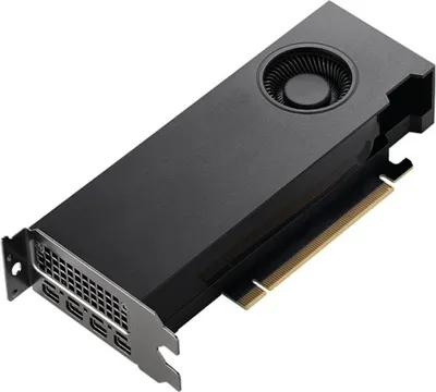 Produktbild von PNY VCNRTXA200012GB-PB, RTX A2000, 12 GB, GDDR6, 192 Bit, 7680 x 4320 Pixel, PCI Express x16 4.0