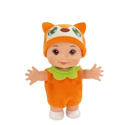 Produktbild von Besttoy - Babypuppe Luisa - mit Fuchsmütze- ca. 14 cm