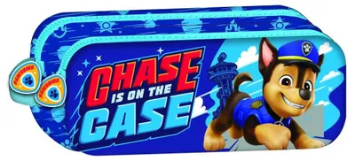 Image de Étui à crayons Paw Patrol "Chase est sur le coup", 2 compartiments, 23 cm