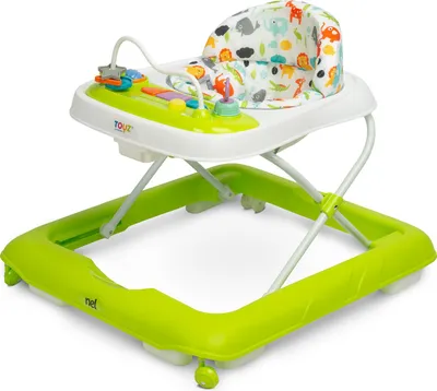 Obrázok produktu pre Detské chodítko CARETERO pre bábätká Babywalker Nel play center walking chair - zelené