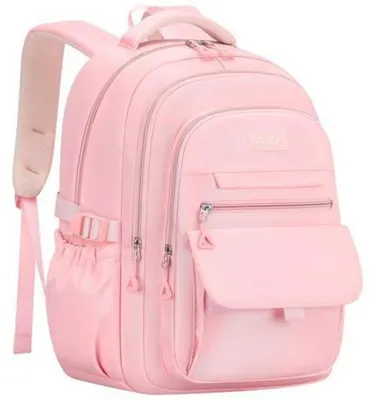 Productafbeelding van Rugzak voor meisjes, stijlvolle damesrugzak, waterdicht, roze, 43x30x13 cm