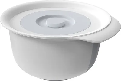 Produktbild von Rührschüssel 4 l (mit Zusatzbehälter 1,2 l) FRESH, Farbe:Cool grau