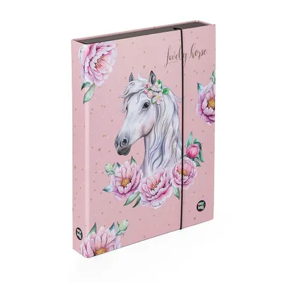 Zdjęcie produktu dla Karton P+P Book box A4 Jumbo horse romantic KT5-71023