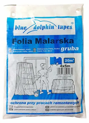 Zdjęcie produktu dla Folia osłonowa LDPE, nieprzezroczysta, 20 my, 4 x 5 m