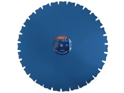 Produktbild von Norton Abrasives Pro Universal Laser, Segmentierte Radkranzdiamanttrennscheibe, Trocken-/Nassschnitt, Beton, Mauerwerk, 2,54 cm, 65 cm, 4,4 mm