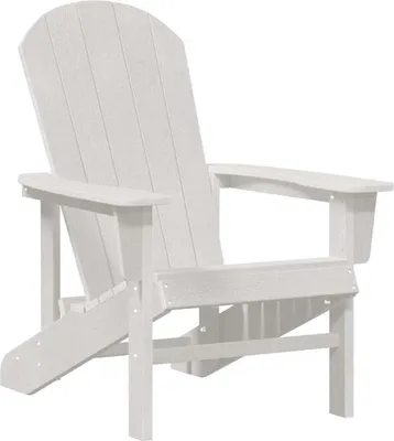 Produktbild von vidaXL Adirondack-Stuhl Weiß 82 x 74 x 92 cm HDPE
