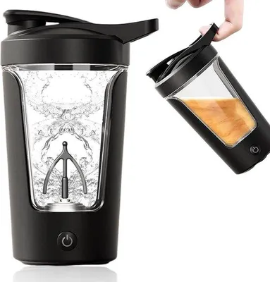 Produktbild von Elektrischer Fitness-Shaker - Automatischer Proteinschüttler - Sportbeker - Elektrischer Shaker - Fitnessbeker - Automatische Mischbeker
