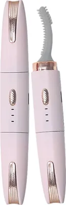 Immagine prodotto di INF Arricciaciglia Elettrico Riscaldato 2-in-1 Ricaricabile USB per Ciglia e Sopracciglia Rosa