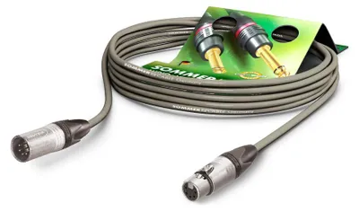 Produktbild von DMX512 Binary 434 DMX512, 4 x 0.34 mm² | XLR / XLR, NEUTRIK® | 2,50m | grau