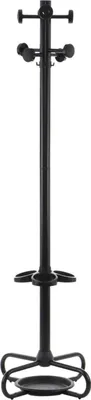Produktbild von Standbügel aus Metall für Zuhause, Büro, Restaurant, Hotel, Höhe 173 cm, Schwarz