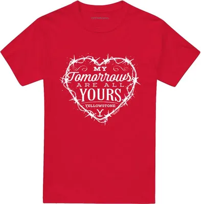 Produktbild von Yellowstone - "My Tomorrows Are All Yours" T-Shirt für Herren/Damen Uni TV28060 (L) (Rot)
